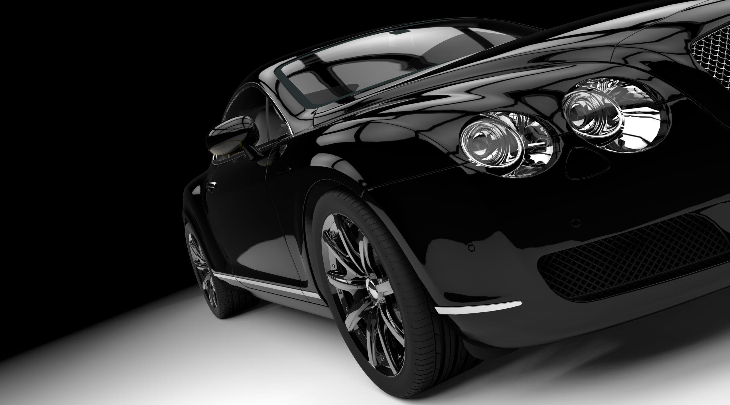 Black car
